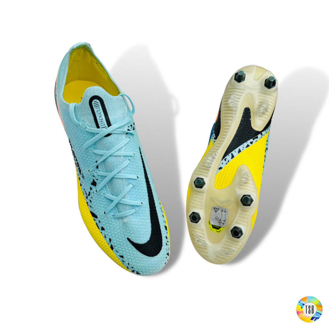 Nike Phantom GT II Elite SG Pro Anti Clog - Glacier Ice/Black/Yellow Strike - TopSpecBoots