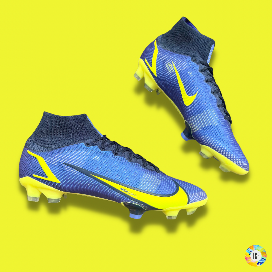 Nike Mercurial Superfly VIII Elite FG - Sapphire/Volt/Blue Void - TopSpecBoots