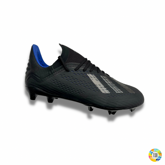 Adidas X 18.1 FG Junior - Core Black/Blue - TopSpecBoots