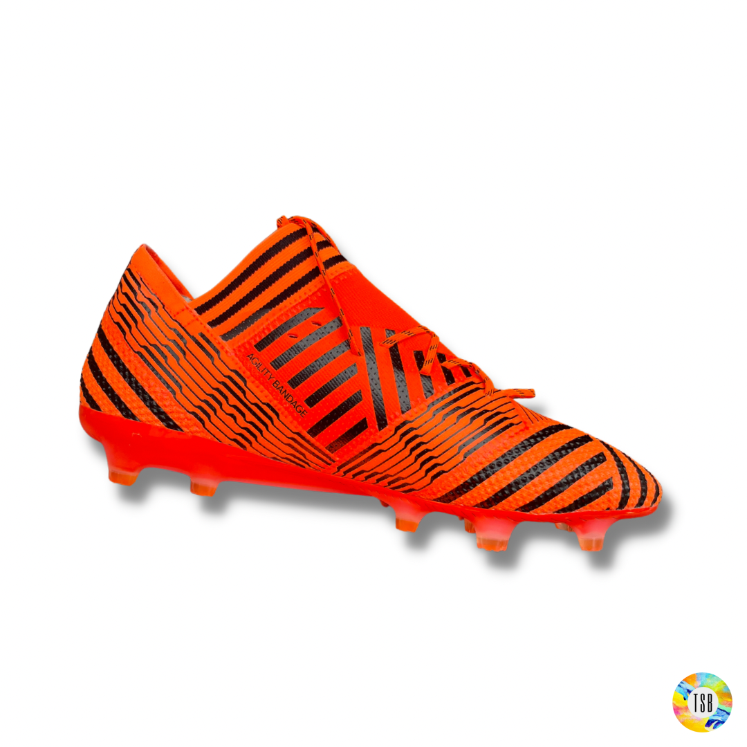 Black and top orange nemeziz