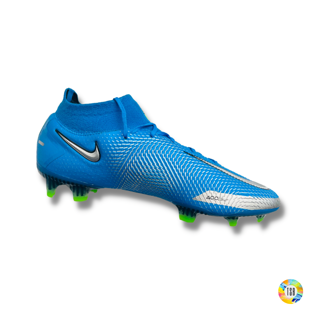 Nike Phantom GT Elite DF FG -Photo Blue/Metallic Silver/Rage Green - TopSpecBoots