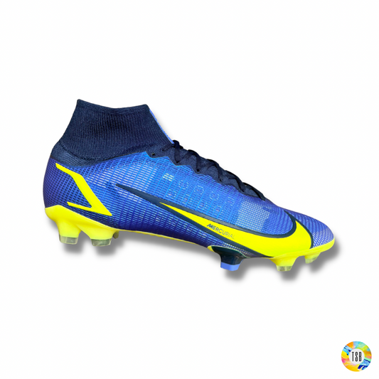 Nike Mercurial Superfly VIII Elite FG - Sapphire/Volt/Blue Void - TopSpecBoots