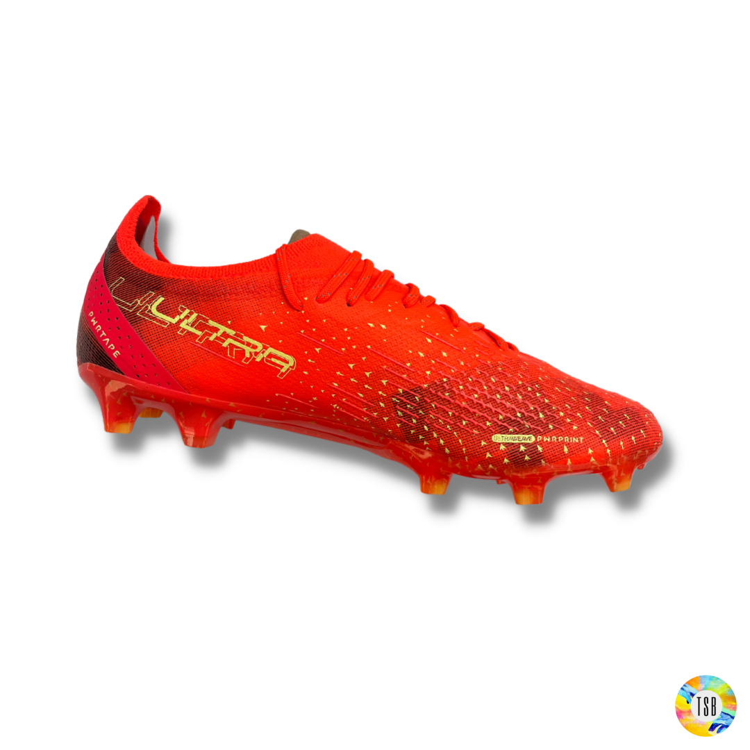 PUMA ULTRA ULTIMATE FG/AG - FIERY CORAL/FIZZY LIGHT - TopSpecBoots