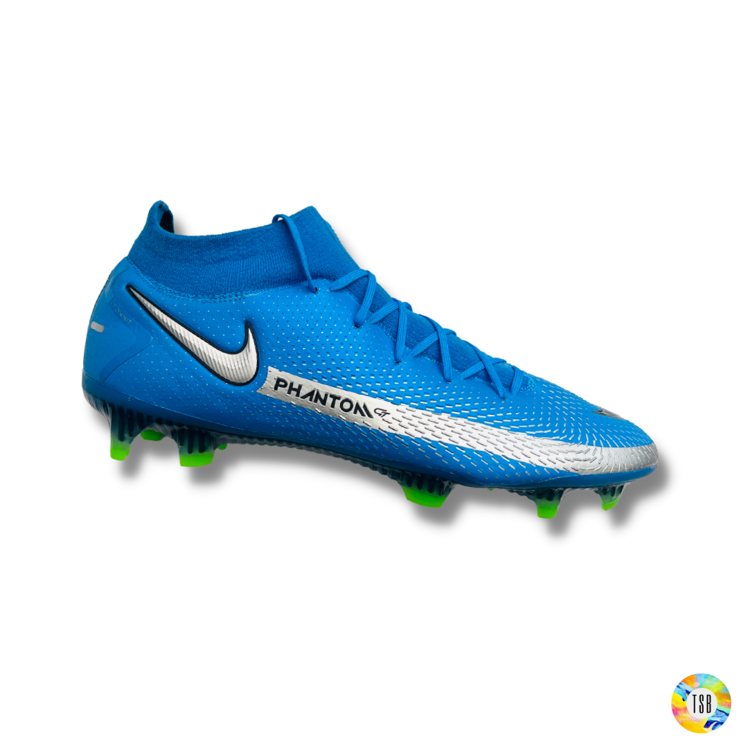 Nike Phantom GT Elite DF FG -Photo Blue/Metallic Silver/Rage Green - TopSpecBoots