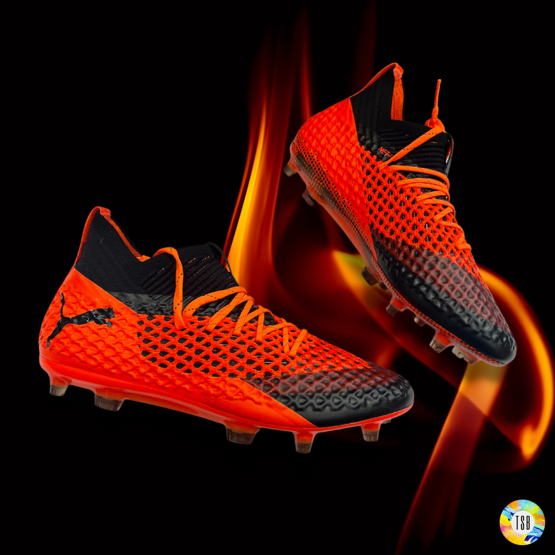 PUMA Future 2.1 Netfit FG/AG Uprising - PUMA Black/Shocking Orange - TopSpecBoots