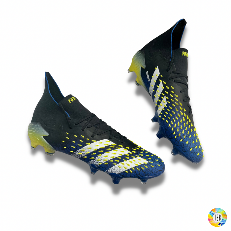 adidas Predator Freak 1 FG - Blue/Core Black/White/Solar Yellow