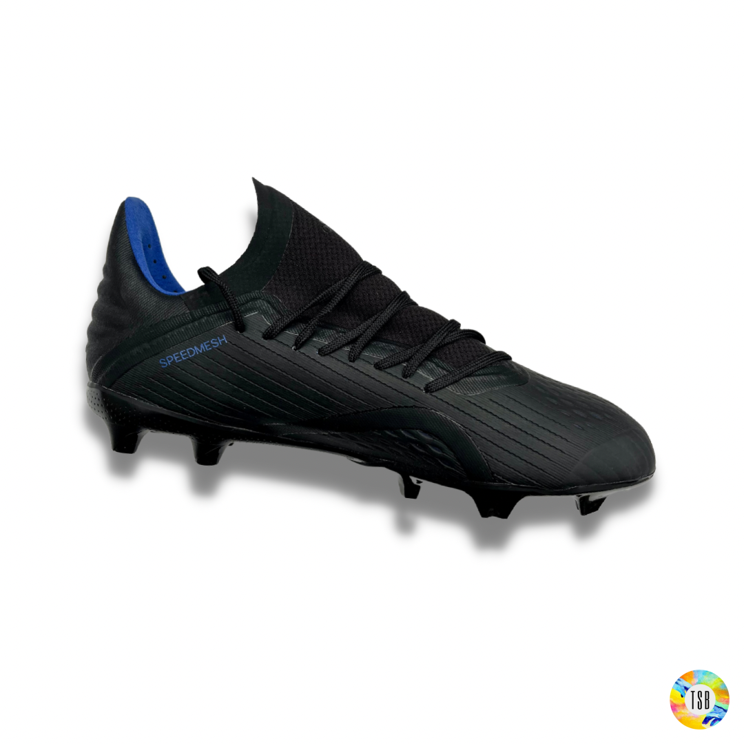 Adidas X 18.1 FG Junior - Core Black/Blue - TopSpecBoots