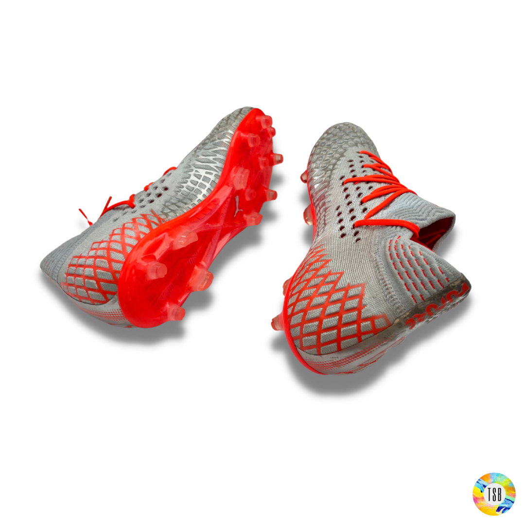 PUMA FUTURE 4.1 NETFIT - GREY / NRGY RED / HIGH RISK RED - Limited edition ‘Anthem Pack’ - TopSpecBoots