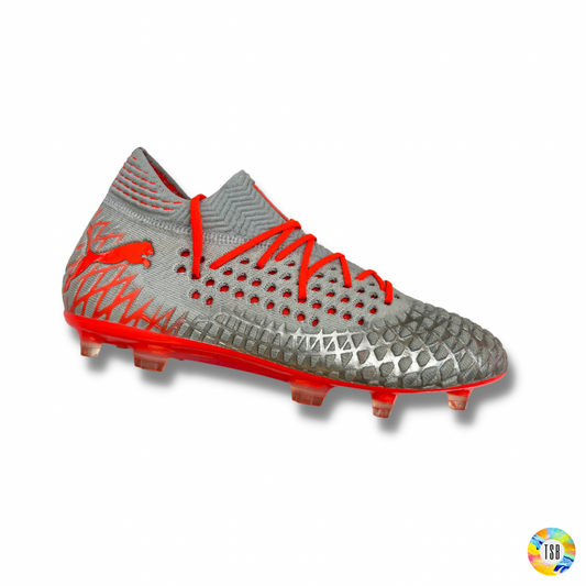 PUMA FUTURE 4.1 NETFIT - GREY / NRGY RED / HIGH RISK RED - Limited edition ‘Anthem Pack’ - TopSpecBoots