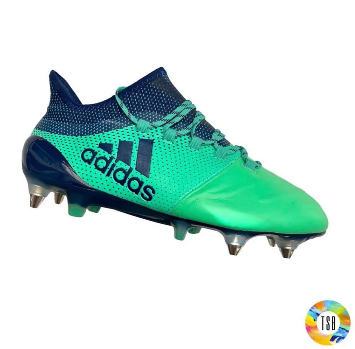 adidas X 17.1 SG Leather - Deadly strike release *limited edition* Aero Green/Unity Ink/Hi-Res Green - TopSpecBoots