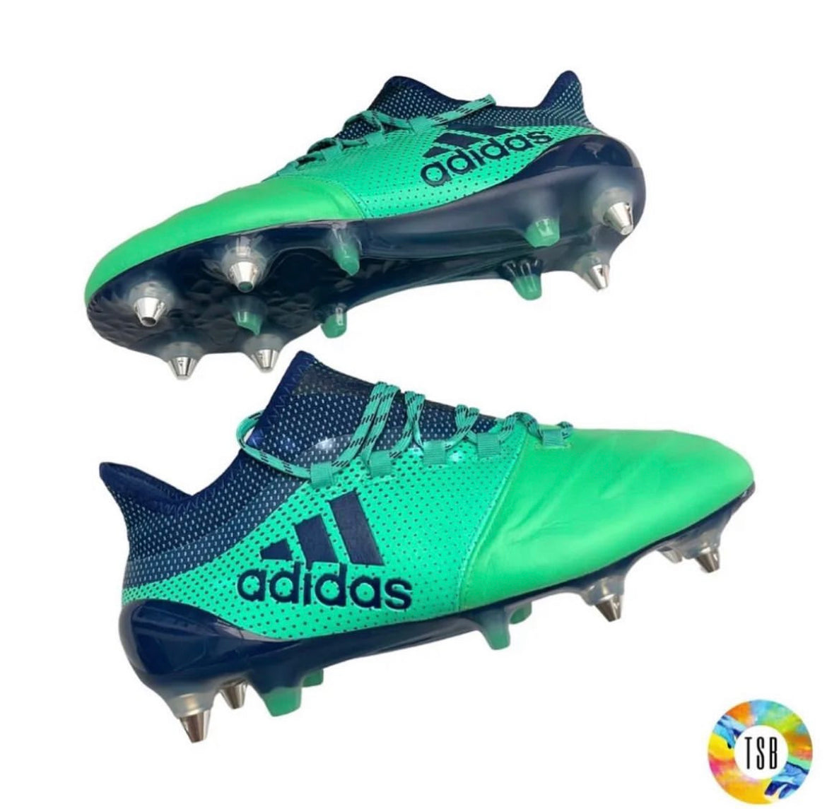 adidas X 17.1 SG Leather - Deadly strike release *limited edition* Aero Green/Unity Ink/Hi-Res Green - TopSpecBoots