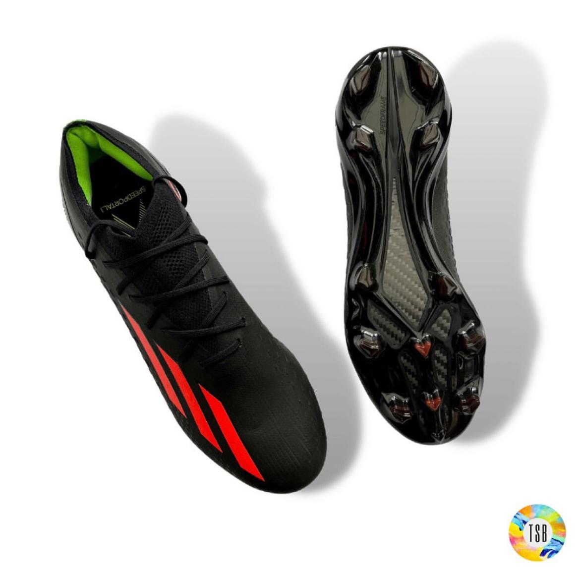 Adidas X Speedportal.1 Firm Ground - Core Black/Red - TopSpecBoots