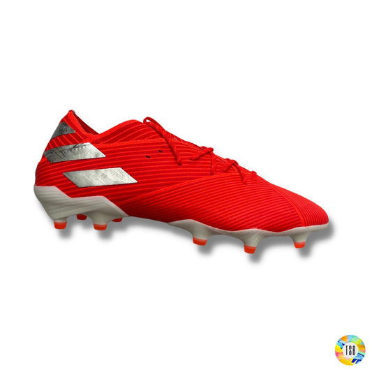 Adidas Nemeziz 19.1 Firm Ground - Red/White/Silver - TopSpecBoots