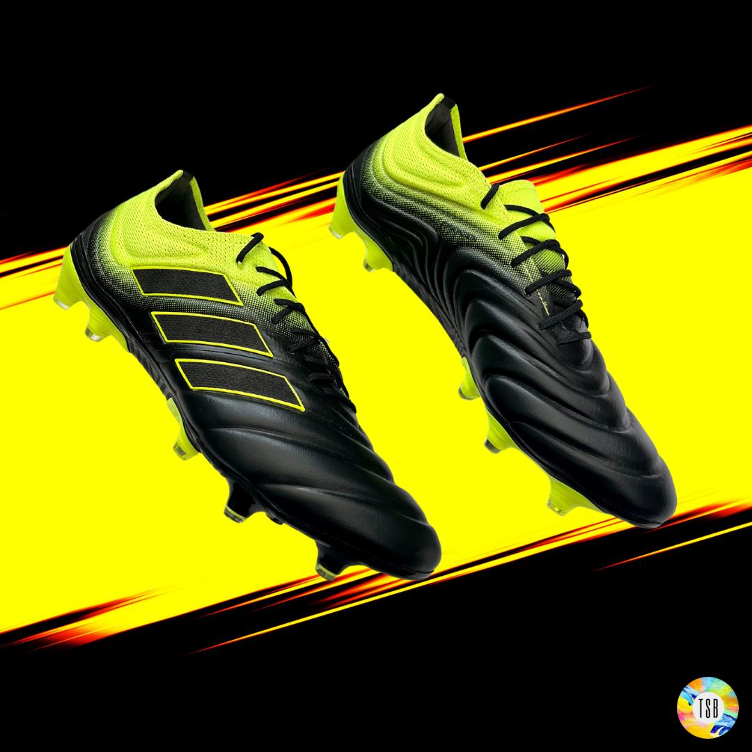 Adidas Copa 19.1 Firm Ground - Black/Yellow - TopSpecBoots