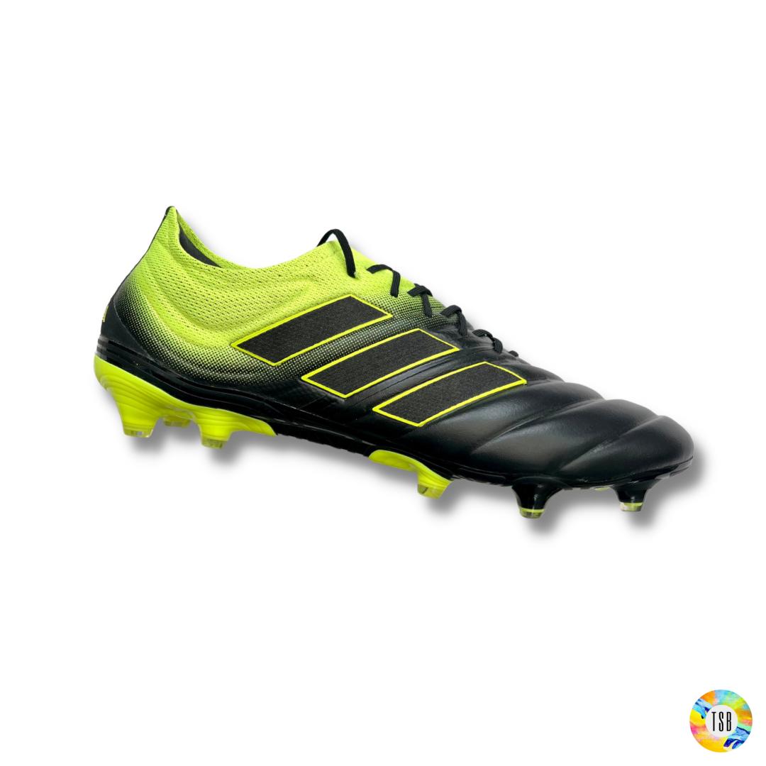 Adidas Copa 19.1 Firm Ground - Black/Yellow - TopSpecBoots