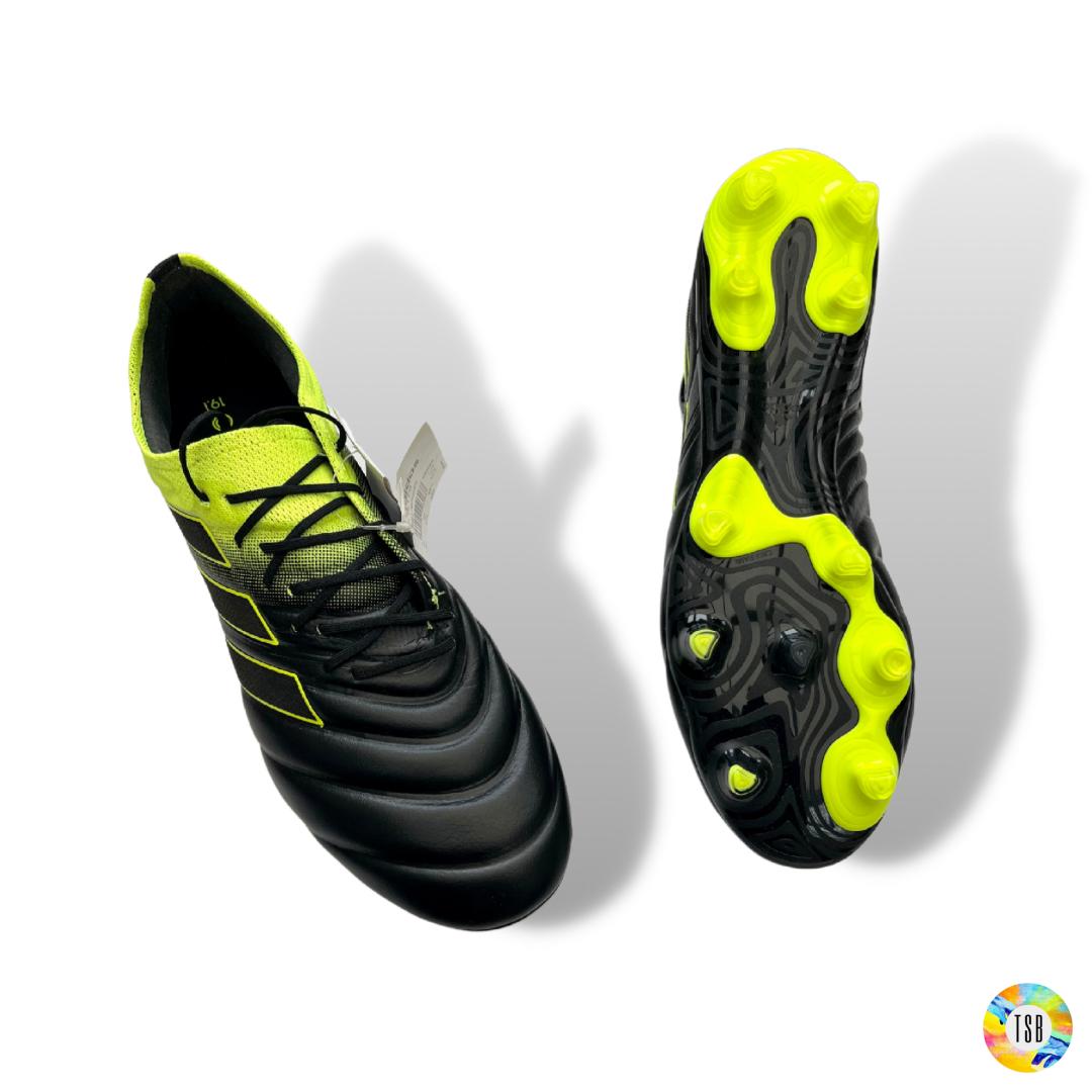 Adidas Copa 19.1 Firm Ground - Black/Yellow - TopSpecBoots