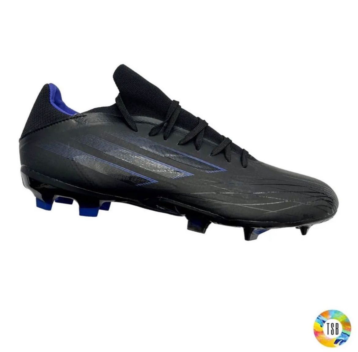 Adidas X Speedflow.2 Firm Ground - Core Black/Blue - TopSpecBoots