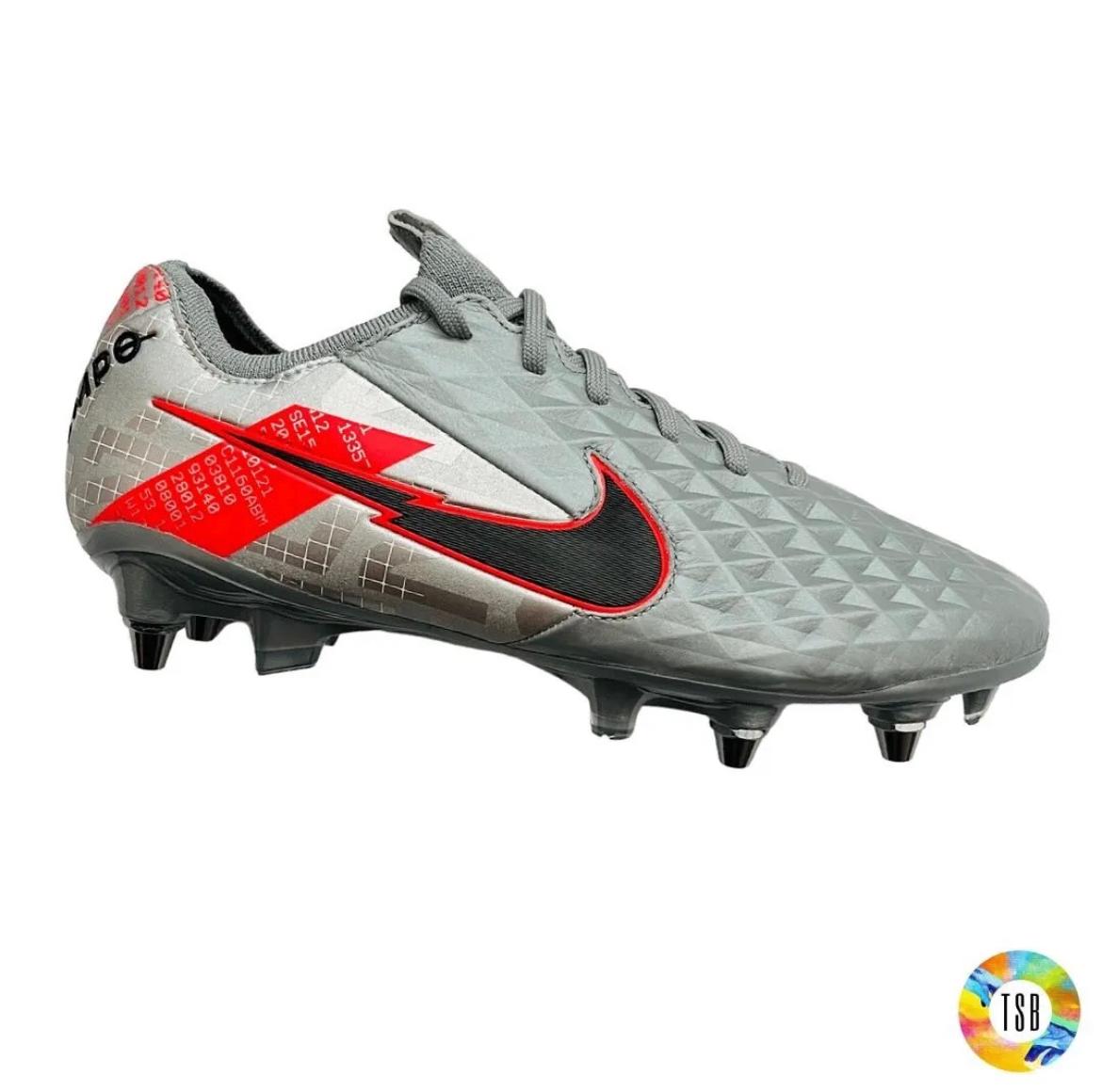 Nike Tiempo Legend 8 Elite FG Neighbourhood - Metallic Bomber Grey/Black/Particle Grey - TopSpecBoots