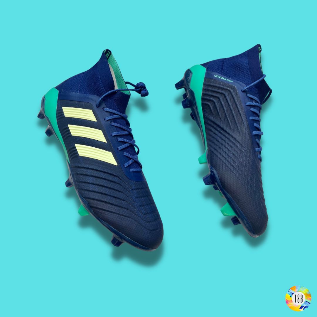 Adidas Predator 18.1 Firm Ground - Deadly Strike edition - Hi Res Blue/Aero Green - TopSpecBoots