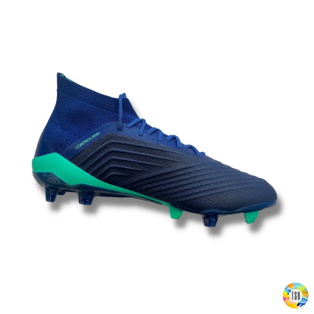 Adidas Predator 18.1 Firm Ground - Deadly Strike edition - Hi Res Blue/Aero Green - TopSpecBoots