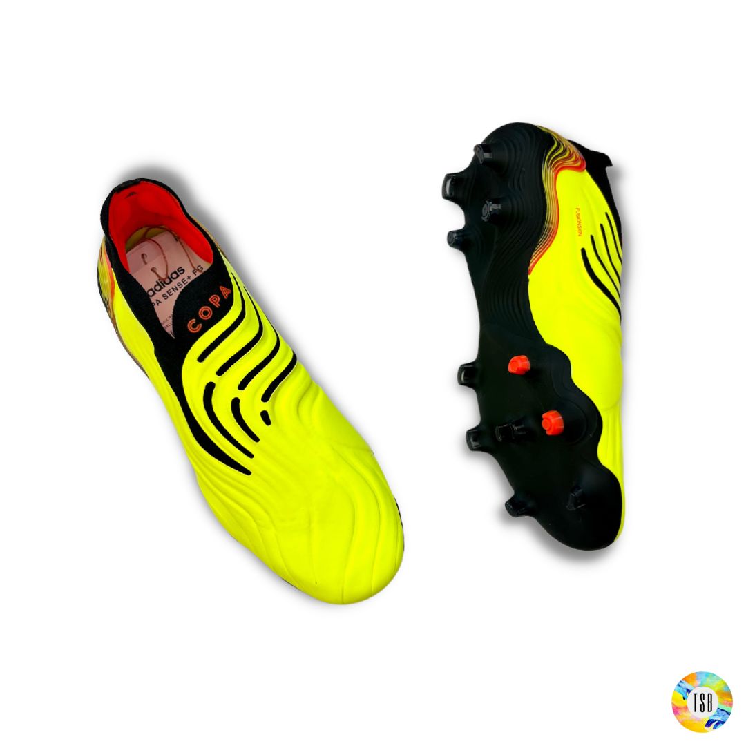 Adidas Copa Sense + Firm Ground - Solar Yellow/Black - TopSpecBoots