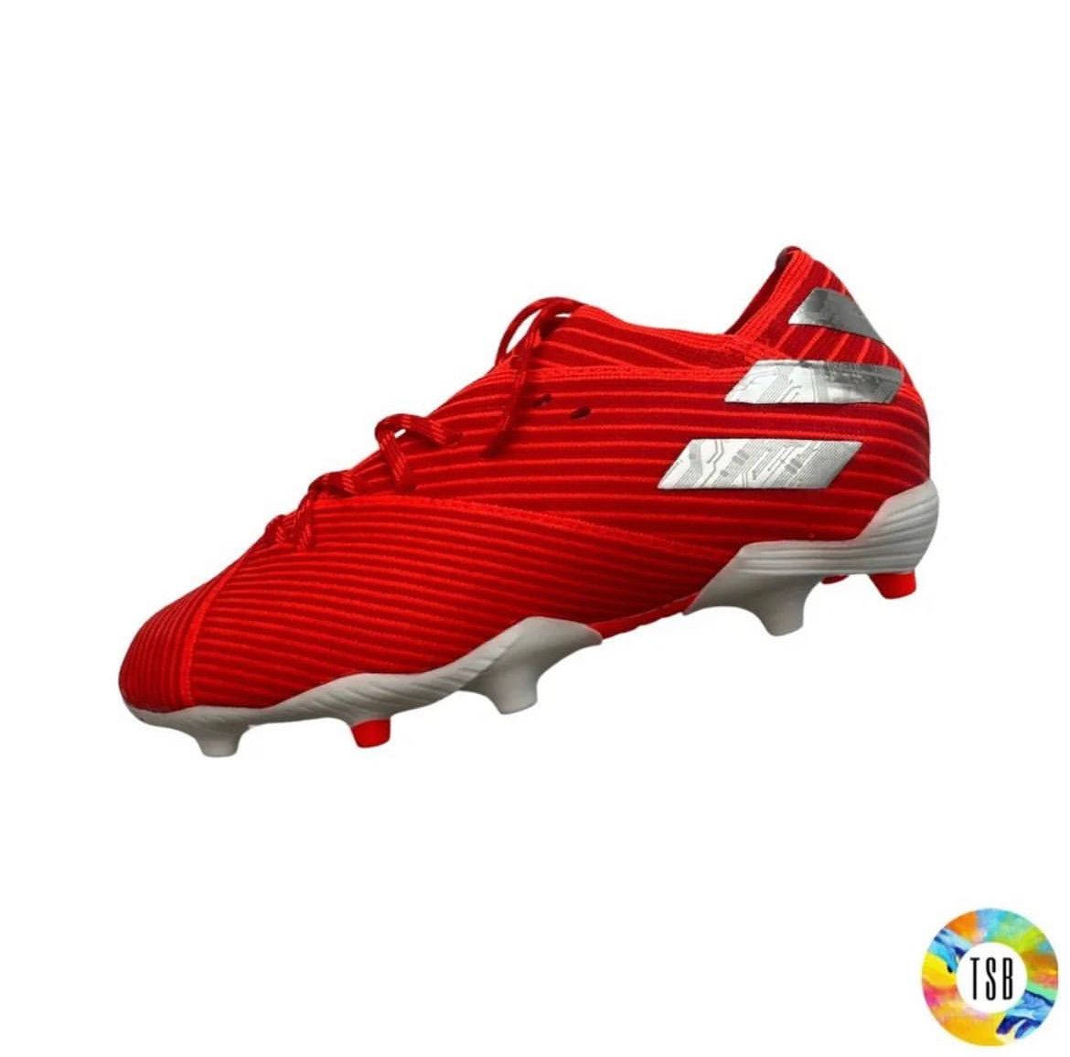 Adidas Nemeziz 19.1 Firm Ground/Artificial Grass Junior - Red/White/Silver - TopSpecBoots