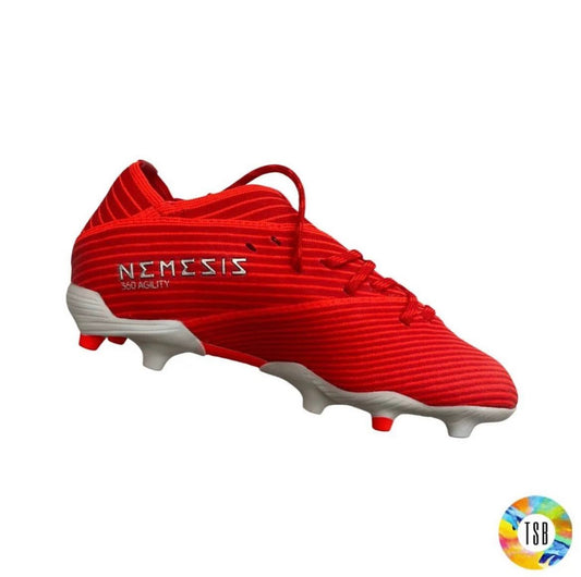 Adidas Nemeziz 19.1 Firm Ground/Artificial Grass Junior - Red/White/Silver - TopSpecBoots