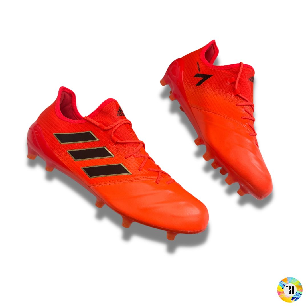 Adidas Ace 17.1 Leather / Firm Ground - Solar Orange/Black - TopSpecBoots