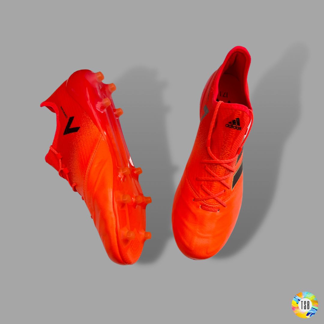 Adidas Ace 17.1 Leather / Firm Ground - Solar Orange/Black - TopSpecBoots