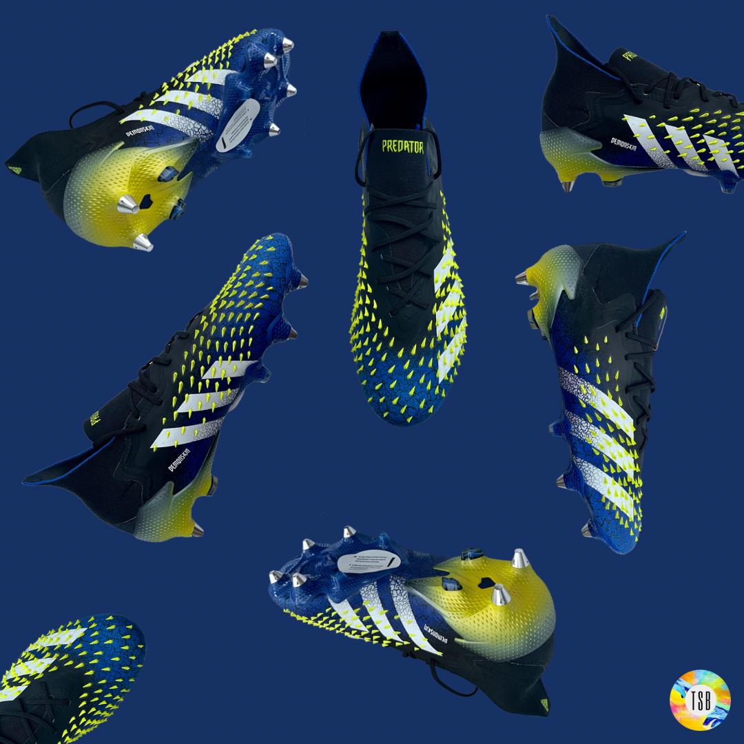 Adidas Predator Freak.1 Soft Ground - Blue/Black/White/Solar Yellow - TopSpecBoots